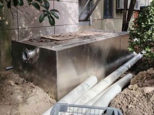 宝山红太阳商业广场地埋式油水分离器